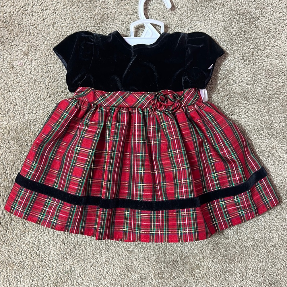 NWT George Baby Plaid Dress